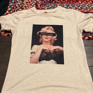 Marilyn Monroe “I Don’t Care” T-Shirt
